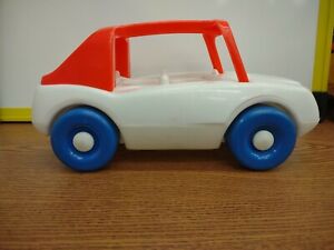 Vintage Fisher-Price Little Tikes People White Family Car
