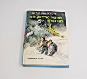 Hardy Boys Book The Arctic Patrol Mystery #48 HC Vintage 1969 Black End Papers - Picture 1 of 5