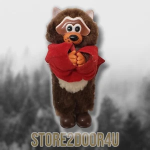 Vintage Party Time Teddybär Clip auf Bleistift Umarmung Plüsch Greifer Greifer 3,75 Zoll - Bild 1 von 3