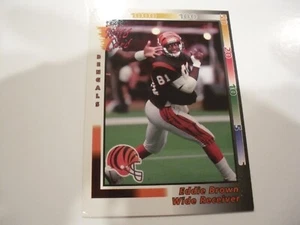 EDDIE BROWN - 1992 - Wild Card - #190 - Bengals E3 - Picture 1 of 2