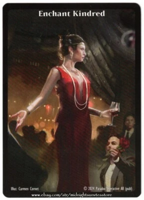 Enchant Kindred Full Art Textless Promo Essen Spielfest V:TES VTES Vampire CCG - Image 1 of 2