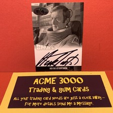 Unstoppable Space 1999 Series 4 NICK TATE B&W PROOF Autograph Card NT2 5/9