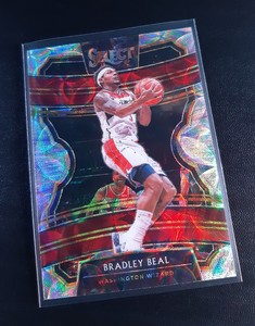 2019-20 Panini Select #66 Scope Prizm Concourse Bradley Beal