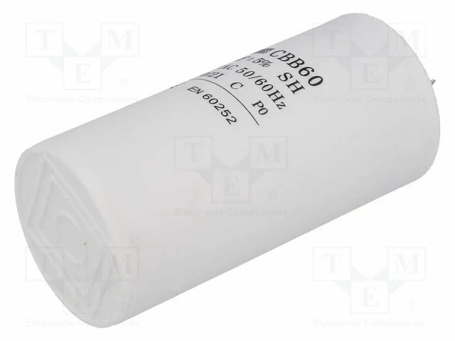 Condensateur: pour Moteur, Opération 450V Ø50x106mm 50uF ±5% CBB60A-50 / 450 - Photo 1/1