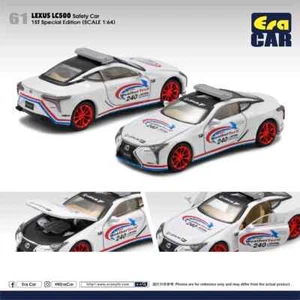 Era Car 1:64 Diecast Model Car - 61 Lexus LC 500 Safety Car 1st Special Edition - Picture 1 of 1