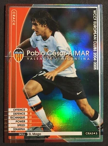 2004-05 Panini WCCF Crack Pablo Cesar Aimar Valencia refractor card Argentina - Picture 1 of 1