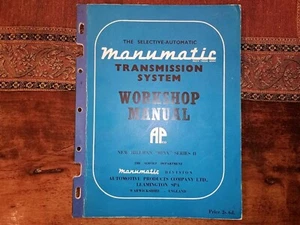 LIBRO DE TRANSMISIÓN AUTOMÁTICA SELECTIVA MANUMATIC - HILLMAN MINX SERIE II (1957-) - Imagen 1 de 12