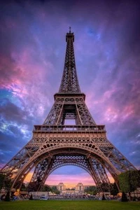El atractivo color de París Lienzo Impresión Fotográfica Alta Calidad Elige tu talla - Imagen 1 de 1