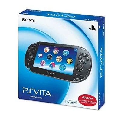 PlayStation Vita 3G/Wi-Fi model Crystal Black Limited Edition (PCH-1100AB01) - Image 1 of 4