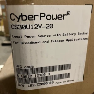 CyberPower Indoor FTTx Series CS30U12V-20 (NOB) with Battery Backup - Picture 1 of 3