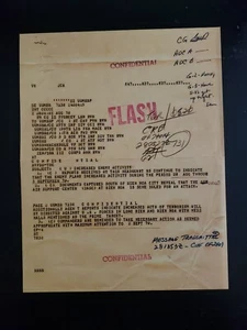 Vintage Rare Copy South Vietnamese Spy Telegram 1970 Vietnam WarLong Bien Hoa - Picture 1 of 2