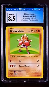 Hitmonchan Kit Pre-rilascio Senza Olo 62/108 XY Evolutions Nuovo di zecca + CGC 8.5 2016 - Foto 1 di 1