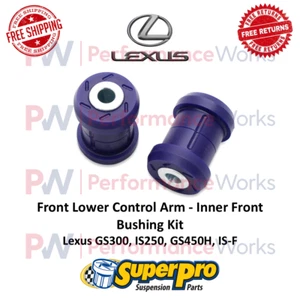 Brazo de control inferior delantero Superpro - Kit de buje delantero interior para Lexus IS250, GS300 - Imagen 1 de 7