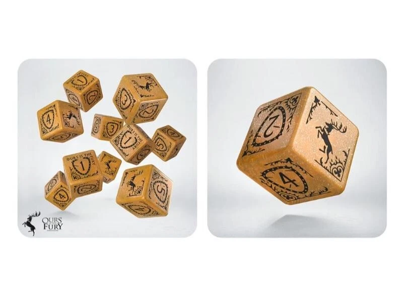 Song of Ice and Fire GAME OF THRONES BARATHEON 10XD6 DICE SET A - Image 1 of 1