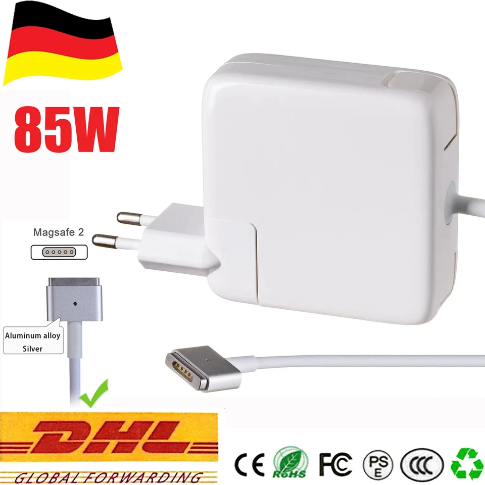 85W Ladegerät Netzteil 20V 4.25A Mag2 für Macbook Pro 15'' 2015 2013 A1424 A1398 - Bild 1 von 4