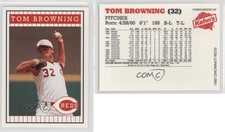 1993 Kahn's Cincinnati Reds Tom Browning #32