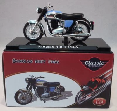 Moto Classica Sanglas 400T 1966 In Scala 1/24 - Tracciato 48 Post - Immagine 1 di 4