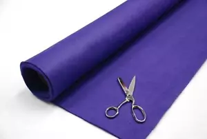 3mm THICK Acrylic Felt Baize Craft/Poker Fabric/Material PURPLE - Picture 1 of 1