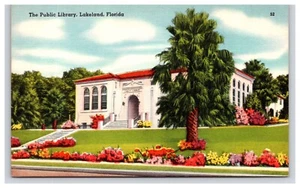 Postal: FL The Public Library, Lakeland, Florida - Sin publicar - Imagen 1 de 2