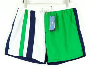 HARMONT & BLAINE 3XL Men's Swim Shorts Navy Green Summer Pool Pull-On Logo - Picture 1 of 9