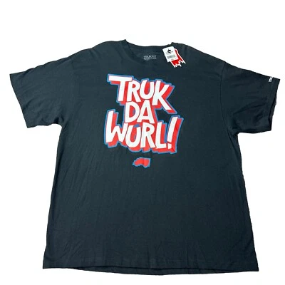 Camiseta TrukFit Para Hombre Truk Da Wurl Lil Wayne Manga Corta Negra Talla 2XL Nueva Foto 1 de 4
