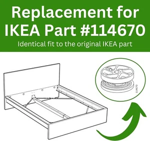 Spare Hardware Parts Wheel Lock for MALM IKEA Part #114670 (Pack of 4) - Picture 1 of 7