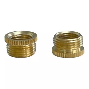 Soporte de lámpara de latón reductor 1/2" a 10 mm adaptador de iluminación - paquete de 2 - Imagen 1 de 12