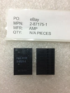 2-87175-1 AMP CONN GEHÄUSE 10POS 0,100 VERRIEGELUNG 10 STÜCK - Bild 1 von 1