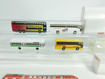 4x wiking H0 1:87 Bus Mercedes / MB: 714 Fcb +713 +715 ecc, S.G 3x Box #BD420-0 - Immagine 1 di 3