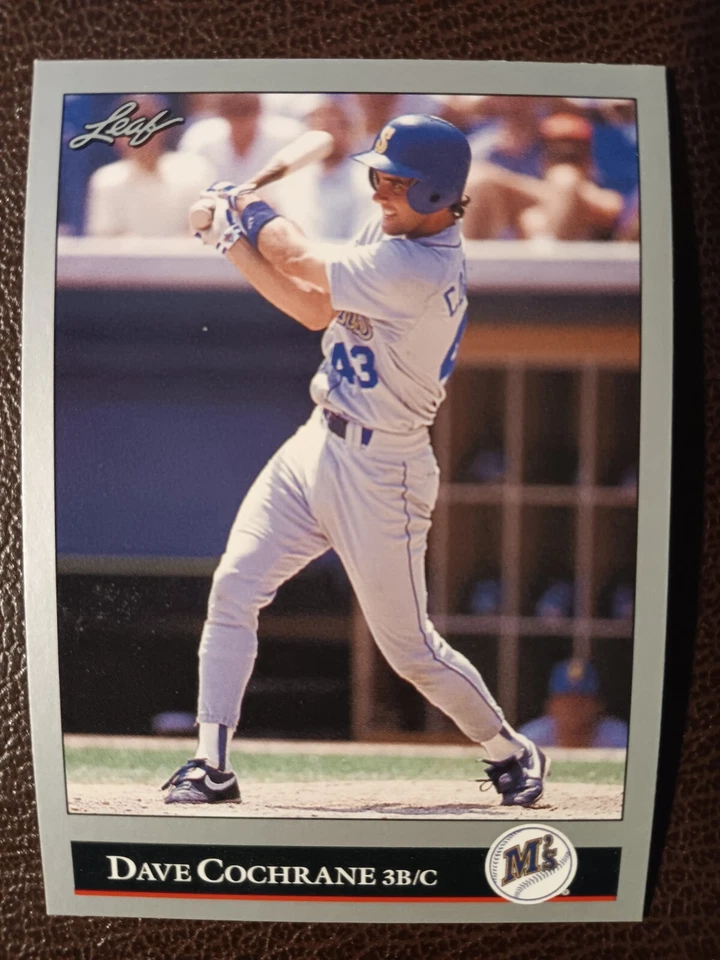 DAVE COCHRANE SEATTLE MARINERS 1992 LEAF BASEBALL CARD #398 - Image 1 of 1
