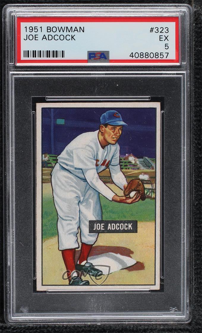 1951 Bowman Joe Adcock #323 PSA 5 Rookie RC