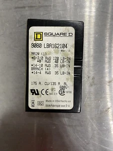 SQUARE D 9080 LBA162104 SER C POWER DISTRIBUTION BLOCK - Picture 1 of 5