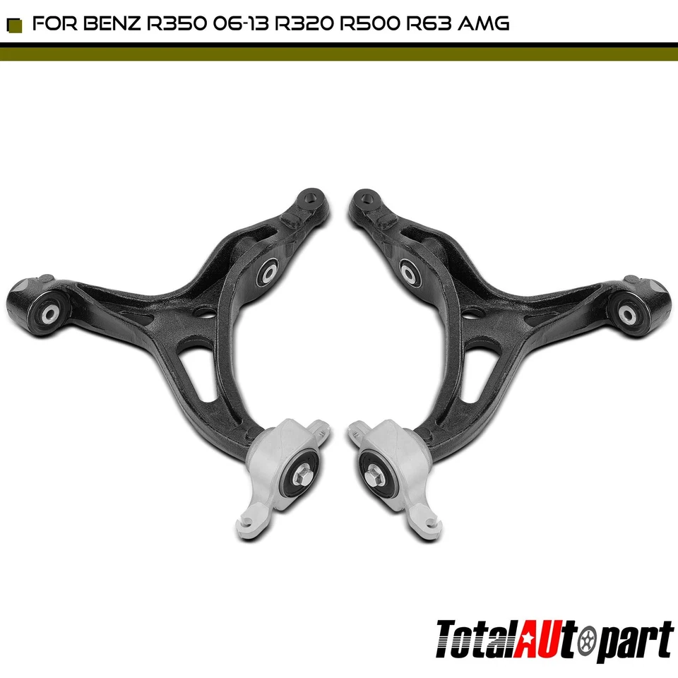Brazo de control inferior delantero 2 piezas para Mercedes-Benz W251 R350 06-13 R320 R500 R63 AMG Foto 1 de 4