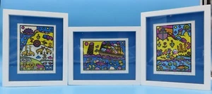 Holly Sue Buningh Serigraphs Art NOAH's ARK TRILOGY Signed Framed 1991 - Picture 1 of 12