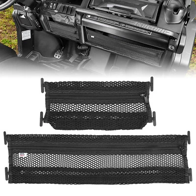 Dash Storage Cargo Compartment Nets for Can Am Defender HD7 HD8 HD9 HD10 2016-23 - Image 1 of 4