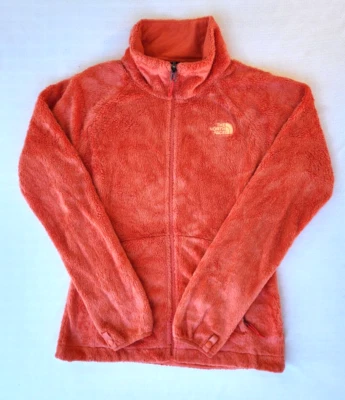 The North Face Women's Fuzzy Orange Full Zip Jacket Sz S/P - Image 1 of 4