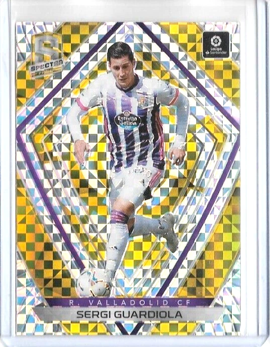 Sergi Guardiola Valladolid 2020-21  Chronicles Soccer Spectra La Liga Gold #17 - Image 1 of 1