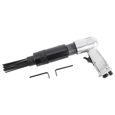 BTSHUB Pneumatic Air Needle Derusting Gun Pistol Grip Slag Rust Deburring Removal Tools