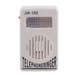 Amplificateur de téléphone sonnerie anneau haut-parleur lumière stroboscopique clignotant cloche son - Photo 1/11