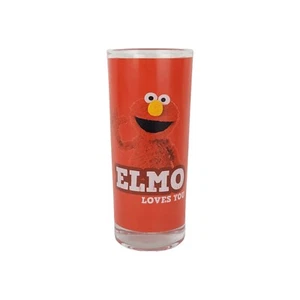 Sesamstraße Elmo Loves You Sammlerstück großer Glasbecher - Bild 1 von 2