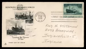 Mayfairstamps US FDC 1946 US Merchant Marine Armed Forces First Day Coveraaj_740 - Picture 1 of 2