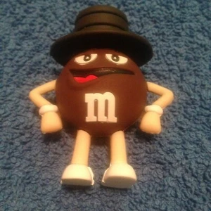 1 Brown M&M With Hat, Novelty 4GB USB Pen Drive, USB Flash Drive Memory Stick - Picture 1 of 3