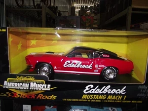 Ertl 1/18 1969 ford mustang mach 1 edelbrock  NIB - Picture 1 of 1