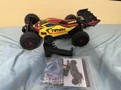 Arrma Typhon Mega 665 1/8 4WD Electric Buggy Yellow, Used - Image 1 of 4