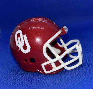 Casco Oklahoma Sooners Riddell Pocket Pro College NCAA calcio rosso e bianco - Foto 1 di 12