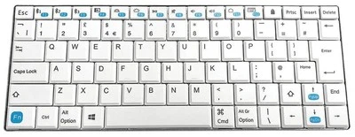 ACCURATUS - Papan Kekunci Bluetooth Mudah Alih Maximus Mini, Putih - Image 1 of 2