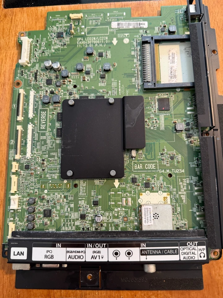 PLACA AV PRINCIPAL MB LG 55LM760T 55" LED TV EAX64307906 EBT62013849 PANTALLA:LC550EUH Foto 1 de 1