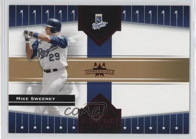 2005 Donruss Champions Red Impressions /250 Mike Sweeney #298 - Image 1 of 2