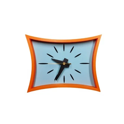 Reloj de Pared o Escritorio Moderno Mediados de Siglo - Reloj Estilo Atómico Retro Impreso en 3D Foto 1 de 4