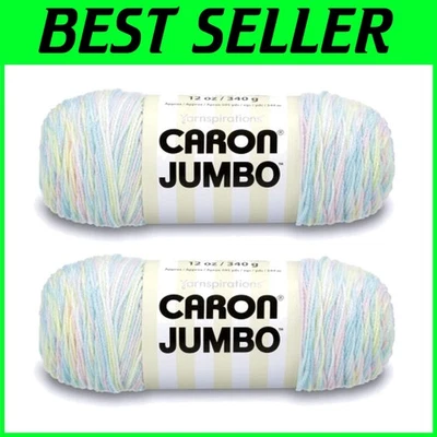 Paquete de 2 hilos arco iris bebé - 595 yardas - impresiones jumbo peores Foto 1 de 4